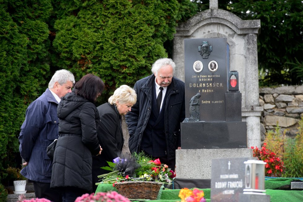 Pohřeb maminky Zdeňka Trošky