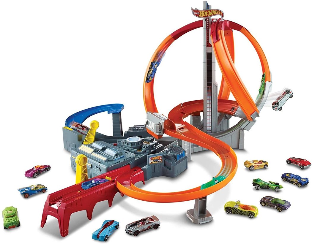 Hot Wheels Spin Storm Track Set