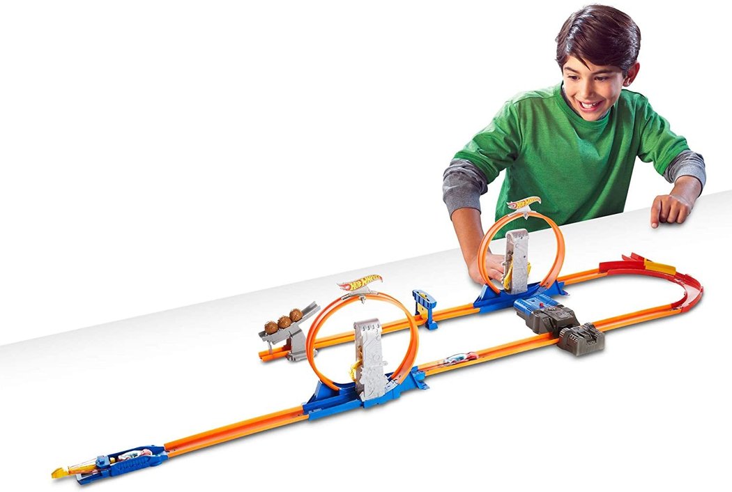 Hot Wheels Track Builder Total Turbo Takeover Track Set