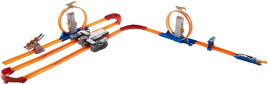 Hot Wheels Track Builder Total Turbo Takeover Track Set