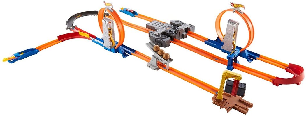 Hot Wheels Track Builder Total Turbo Takeover Track Set