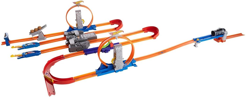 Hot Wheels Track Builder Total Turbo Takeover Track Set