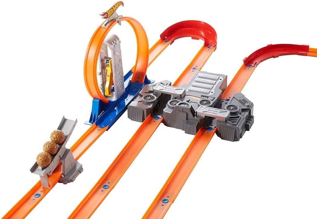 Hot Wheels Track Builder Total Turbo Takeover Track Set