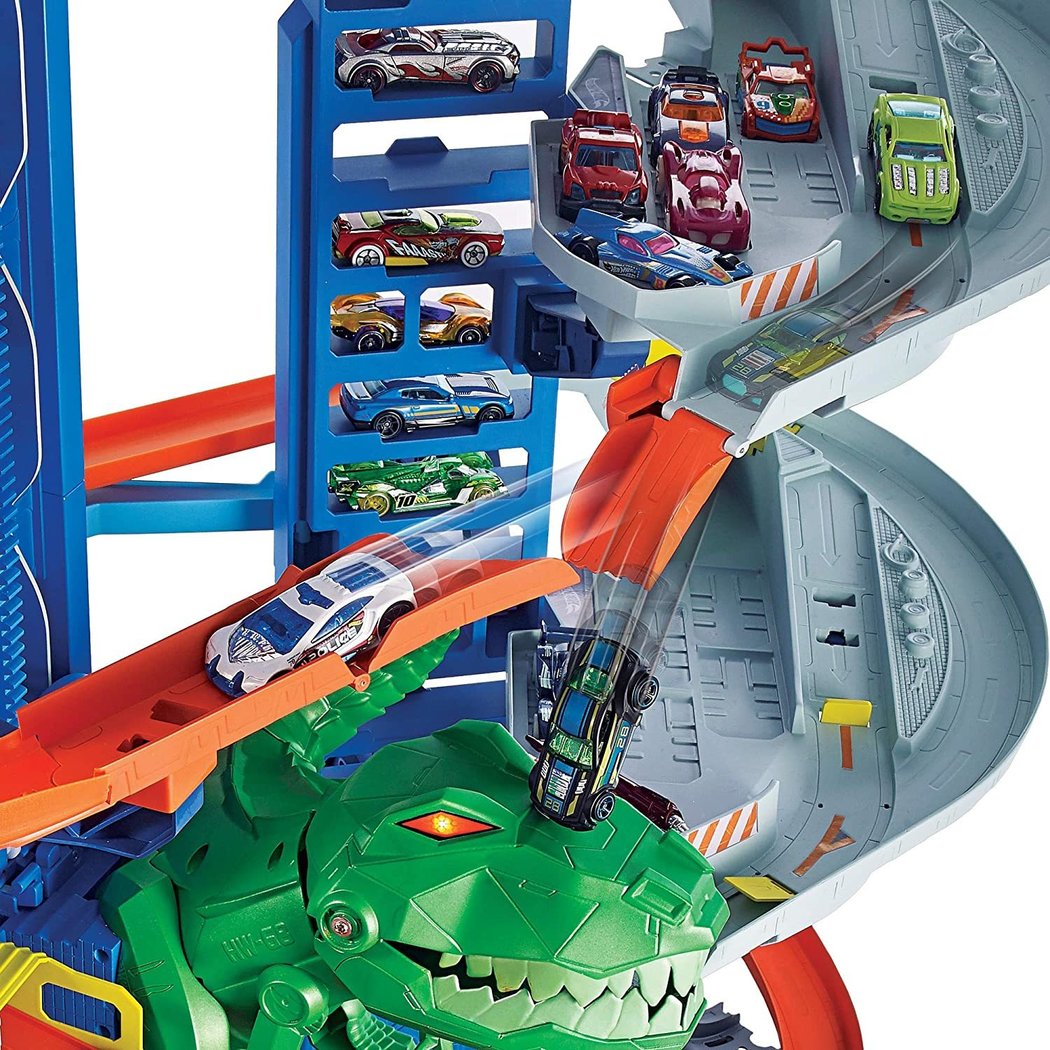 Hot Wheels City Robo T-Rex Ultimate Garage