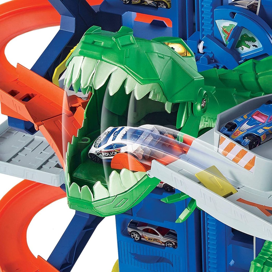 Hot Wheels City Robo T-Rex Ultimate Garage