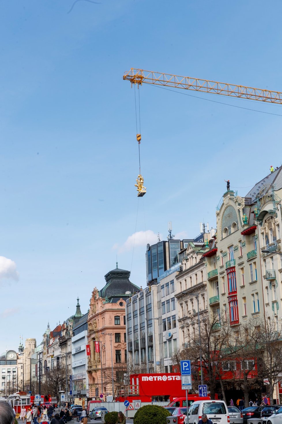 Rekonstrukce hotelu Evropa, který ponese nový název W Prague, se chýlí ke konci