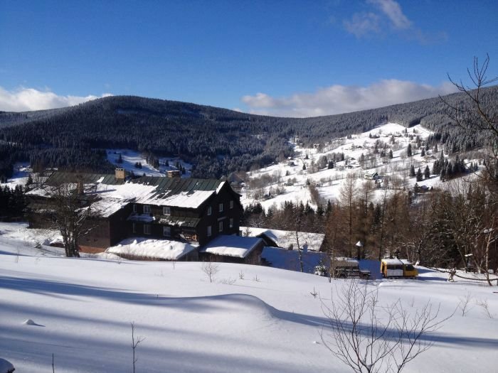 Hotel Hromovka v krkonošském Špindlerově mlýně, ve kterém teplické děti stráví Vánoce zcela zadarmo.