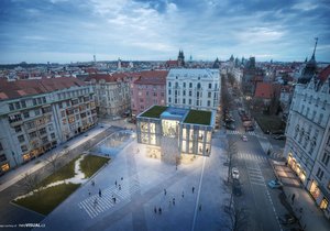 Majitelé Hotelu Intercontinental plánují rozsáhlou rekonstrukci, která promění i okolní prostranství.