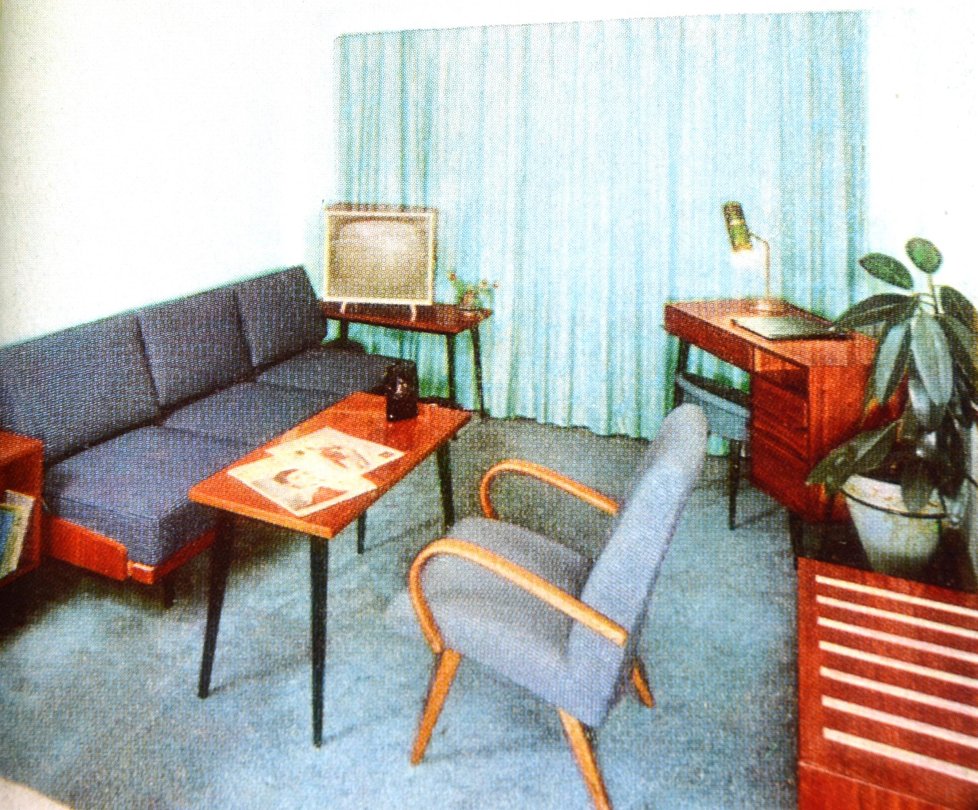 Hotelový pokoj před 55 lety