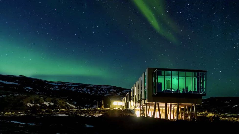 Unikátní hotel ke sledování polární záře
