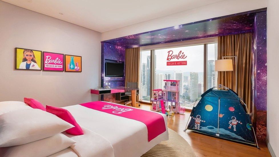 Malajsijský hotel věnoval celé patro hostům se zálibou v panenkách Barbie.