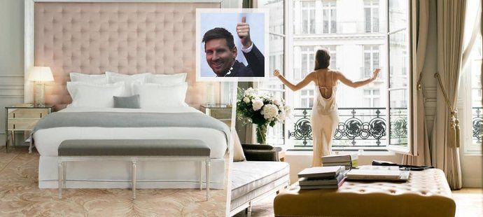 V pařížském hotelu Le Royal Monceau našel Messi dokonalé zázemí