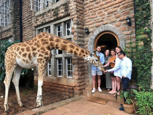 Snídaně s žirafami? V safari hotelu v Keni je to možné!