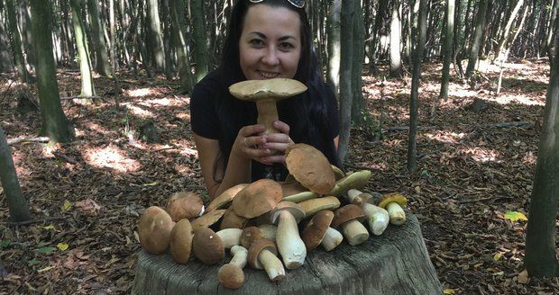 Zuzana si odskočila na Kyjovsku do lesa: Našla 200 hřibů!