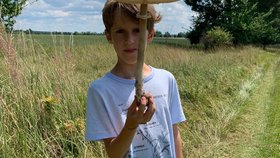Tobiáš (10) chodí kontrolovat hřiby každý den!