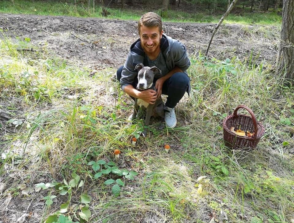 Jiří s Dominikem a pejskem Dustym vyrazili na své &#34;křemenáčové&#34; místo.