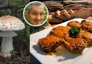 Radek Touš sbírá muchomůrku růžovku neboli masáka. Prozradil svůj oblíbený recept.