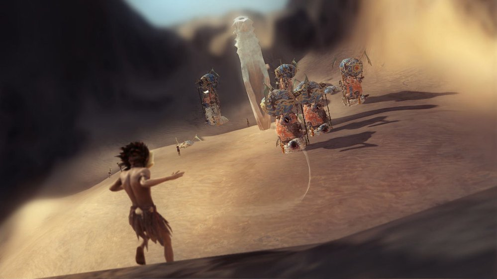 Screenshot ze hry From Dust