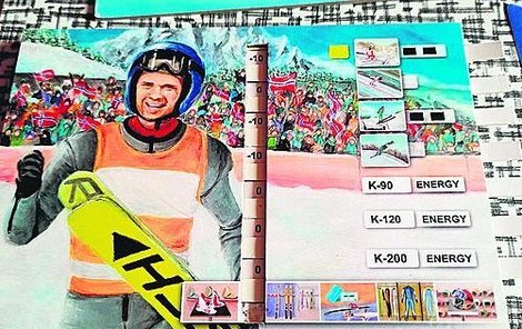Unikátní desková hra o skákání na lyžích. Hráč zažije vše, co sportovci na můstku.