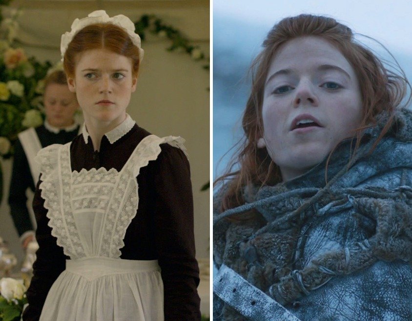 Zdrzka Rose Leslie hrála také v úspěšném seriálu Downton Abbey.