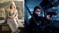 Emilia Clarke: Vlevo Hra o trůny, vpravo Terminátor: Genisys.
