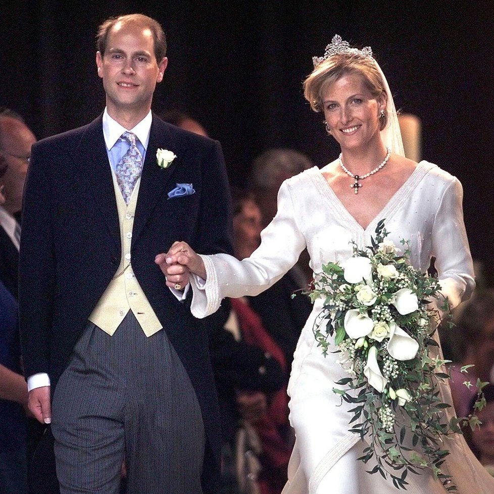 Svatba prince Edwarda a hraběnky Sophie Rhys-Jones v roce 1999