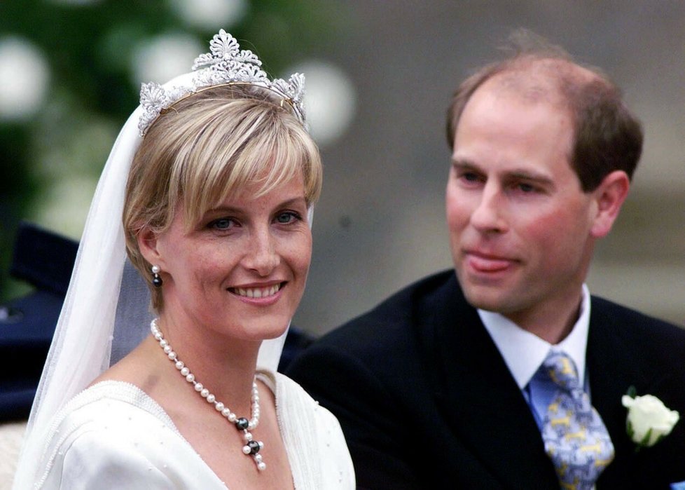 Svatba prince Edwarda a hraběnky Sophie Rhys-Jones v roce 1999