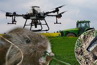 Zoufalí zemědělci: Proti hrabošům nasadili drony, tisíce nor!