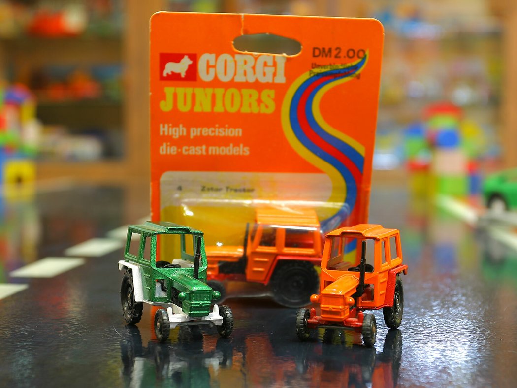 Modely traktorů Zetor od firmy Corgi