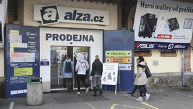 Prodejna Alza v pražských Holešovicích