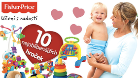 Fisher-Price vybrala 10 nejoblíbenějších hraček a snížila jejich ceny o 25%.