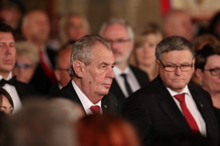 Státní vyznamenání 28. října 2019: Miloš Zeman  Jiří Běhounek