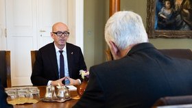 Ministr kultury Oto Klempíř s prezidentem Petrem Pavlem (30.6.2026)