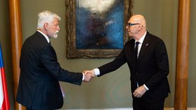 Ministr kultury Oto Klempíř s prezidentem Petrem Pavlem (30.6.2026)