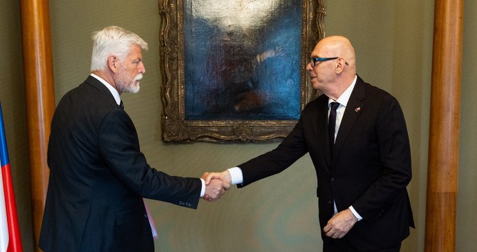 Ministr kultury Oto Klempíř s prezidentem Petrem Pavlem (30.6.2026)