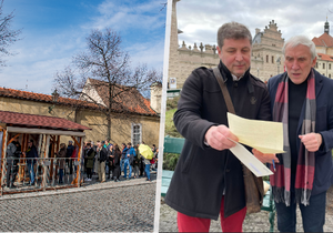 Senátor Jiří Růžička a poslanec Jan Lacina (oba za STAN) z Prahy 6 po roce opět vyzvali prezidenta Miloše Zemana, aby nechal zrušit vstupní bezpečnostní kontroly do areálu Pražského hradu. (31. prosince 2021)