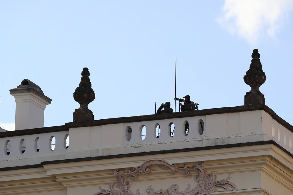 Hrad se chystá na příchod Volodymyra Zelenského.