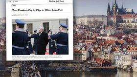 Jaký mají Rusové vliv na Pražský hrad? O to se zajímá americký deník The New York Times.