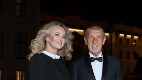Udílení státních vyznamenání na Hradě: Monika a Andrej Babišovi (28.10.2025)