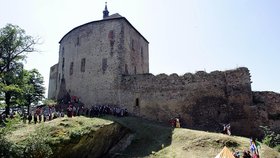 Na hradě Točníku se budou konat středověké slavnosti.