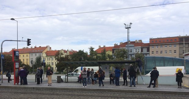 Budou takto jednou vypadat všechny přístřešky pražské MHD? Na Hradčanské se objevila zastávka se zatravněnou stříškou. Zůstat by měla do června 2021.