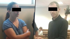Soud v Hradci Králové řeší případ týrání malého Martínka (1), který díky němu oslepl. Matka (23) i otec (39) vinu popírají