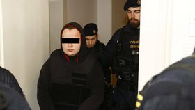 Po zadržení a obvinění byl vraždící mladík baculatější a velmi na krátko ostříhaný.
