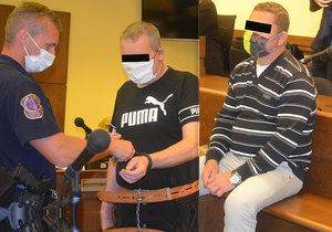 Bratři Michal a David před soudem kvůli údajnému zneužívání a znásilňování nevlastních dcer.