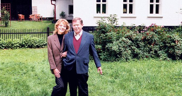 Václav Havel trávil s Dagmar na Hrádečku spoustu času.