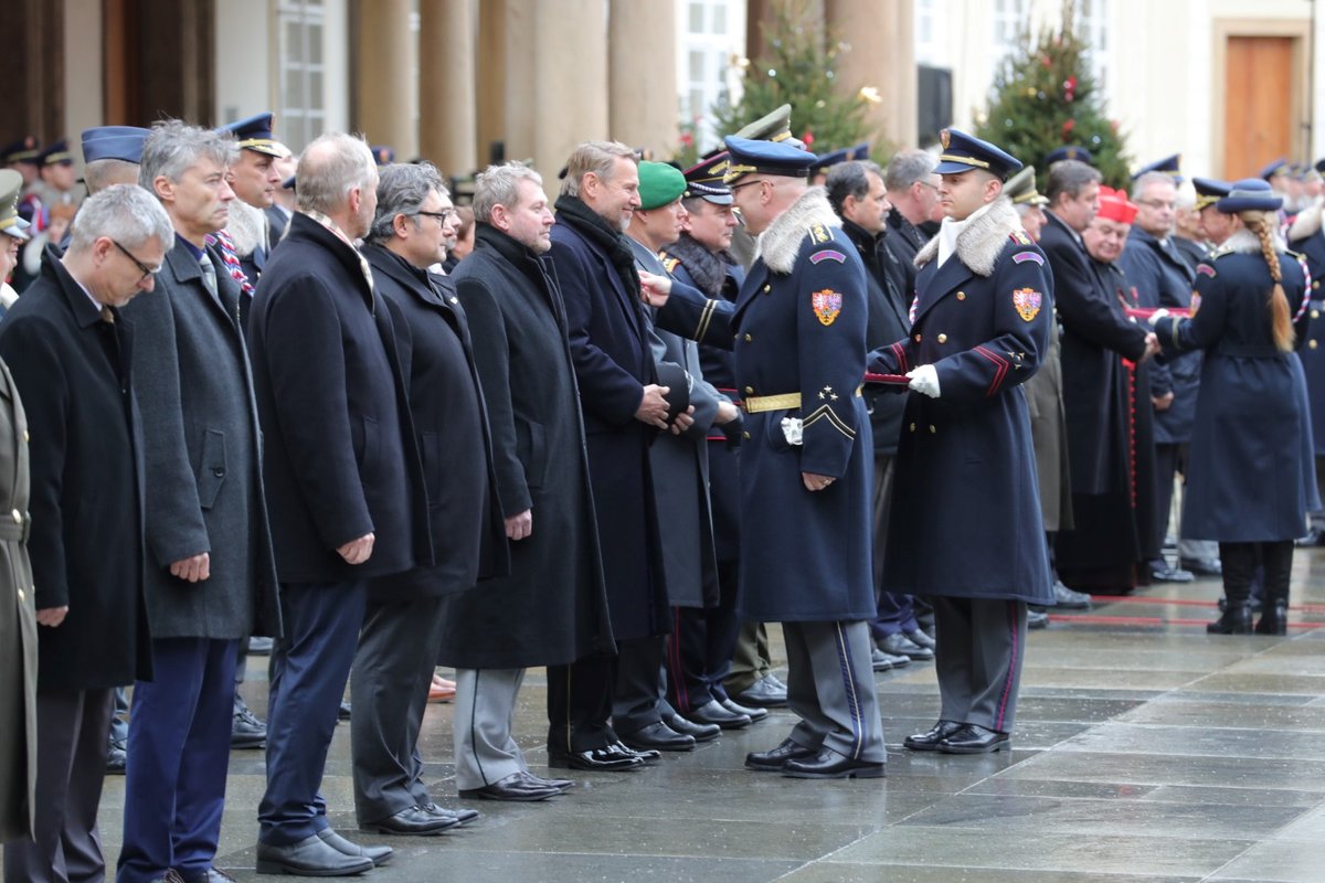 Slavnostní akt ke 100letému výročí Hradní stráže, 7. 12. 2018