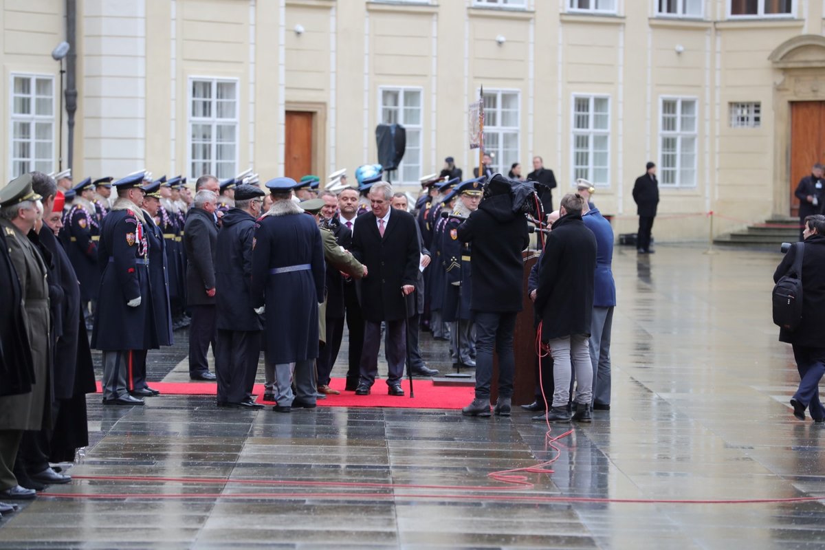 Slavnostní akt ke 100letému výročí Hradní stráže, 7. 12. 2018