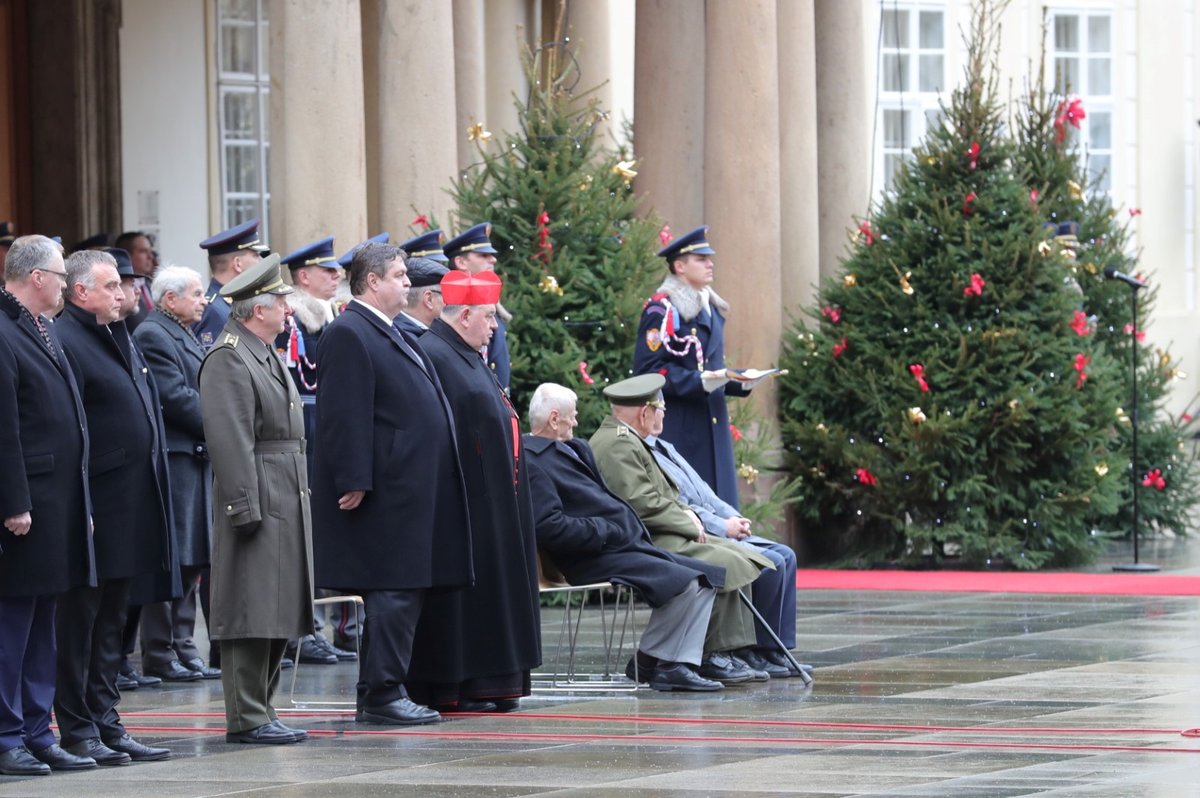 Slavnostní akt ke 100letému výročí Hradní stráže, 7. 12. 2018