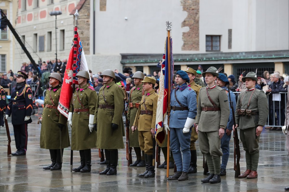 Slavnostní akt ke 100letému výročí Hradní stráže, 7. 12. 2018