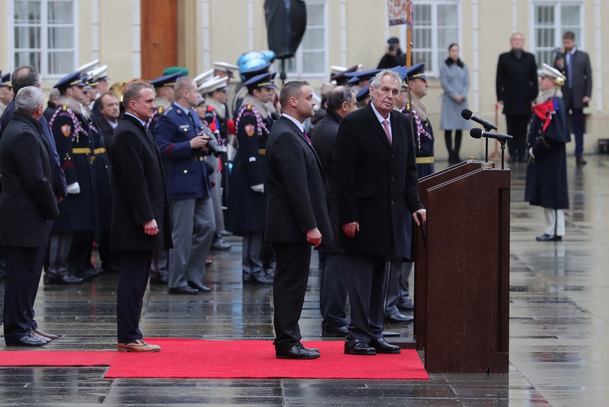 Slavnostní akt ke 100letému výročí Hradní stráže, 7. 12. 2018